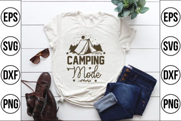 Camping Mode: Graphics for T-Shirt Designs