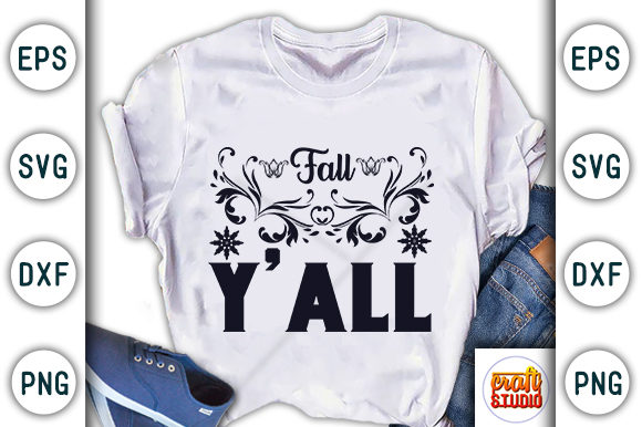 Fall Y All Graphics: T-Shirt Designs for Seasonal Sellers