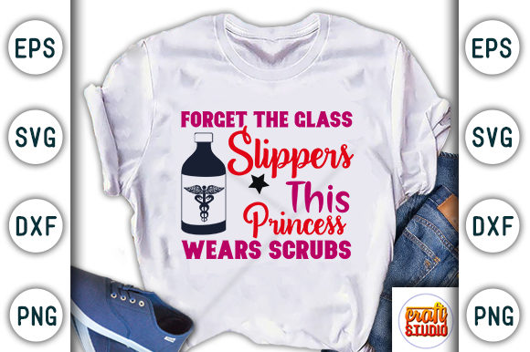 Forget the Glass Slippers: Graphics & T-Shirt Designs