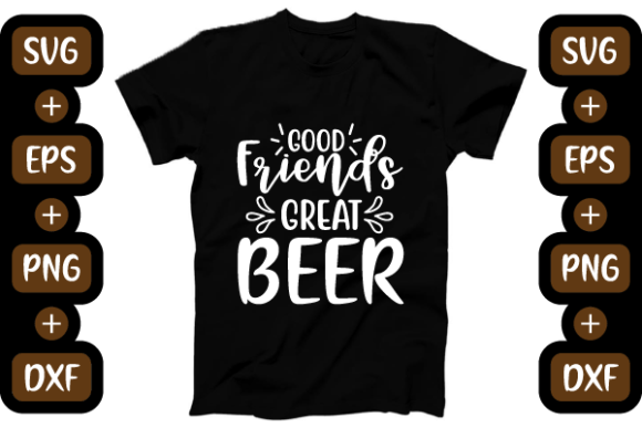 Good Friends Great Beer Christmas Design