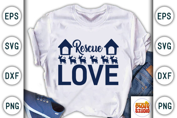 Rescue Love: Graphics & T-Shirt Designs
