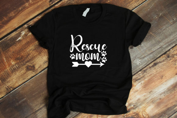 Rescue Mom Fancy Arrow Graphics & T-Shirt Designs